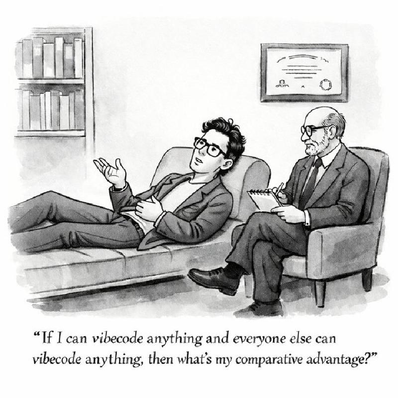 If anyone can vibe code, what's my advantage?