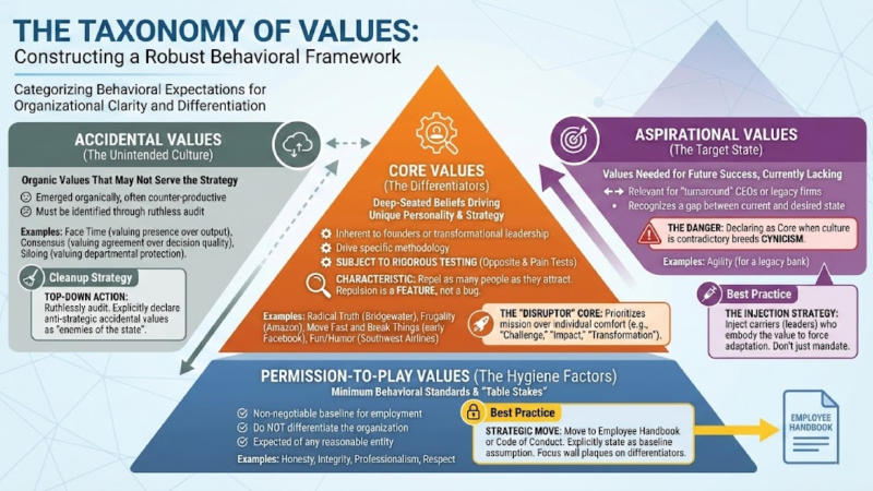 The taxonomy of values