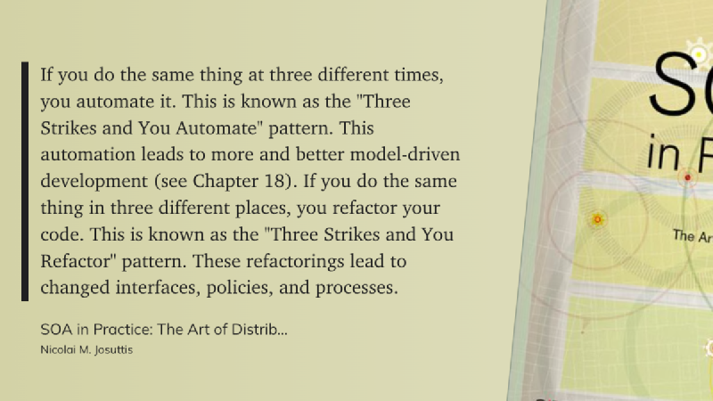 Three Strikes and You Automate