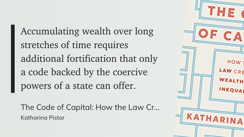 Quote from Katharina Pistor