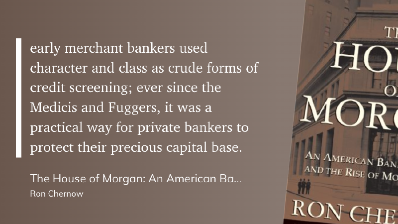 Quote from The House of Morgan