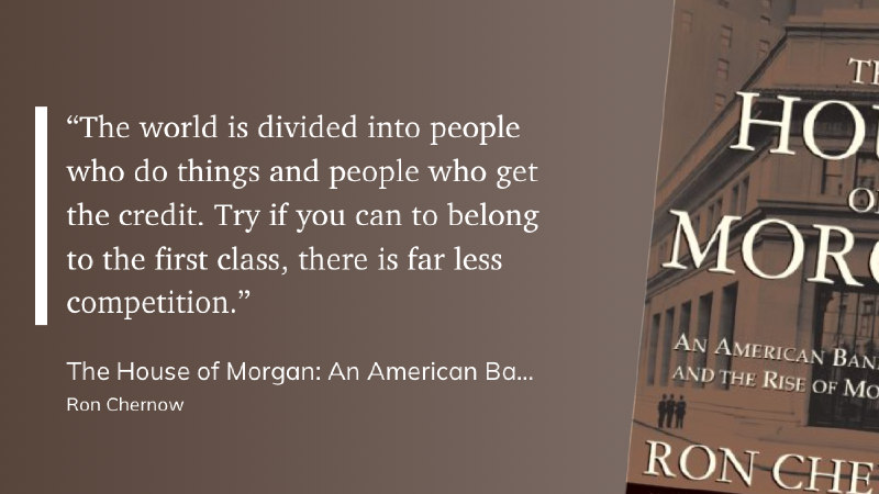 Quote from the House of Morgan