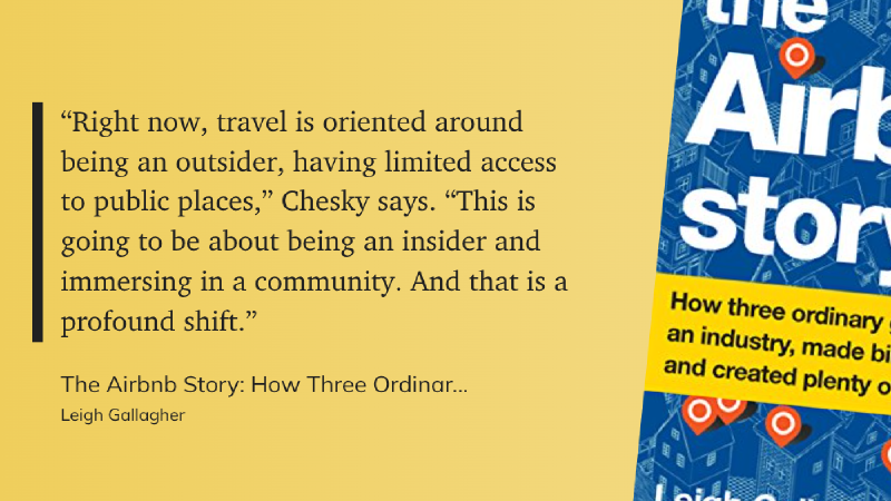 Quote from The Airbnb Story
