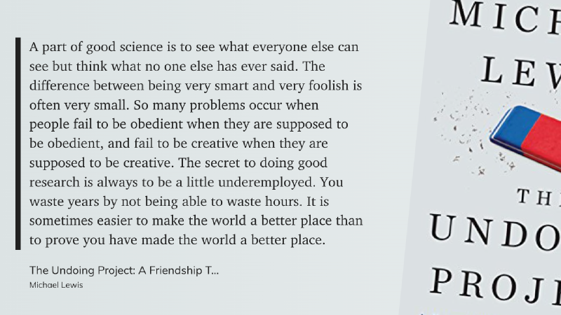 Michael Lewis quote