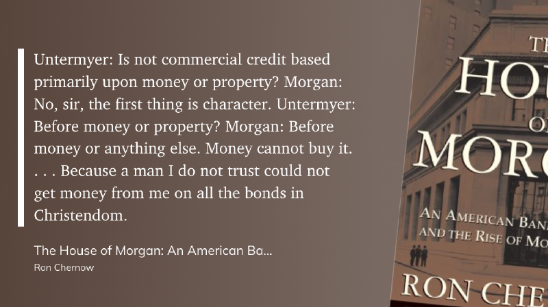 The House of Morgan by Ron Chernow
