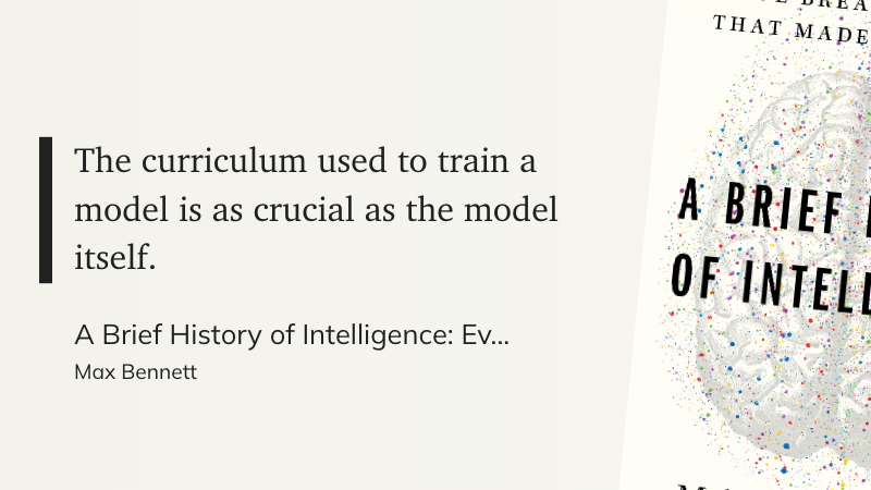 A Brief History of Intelligence by Max Bennett